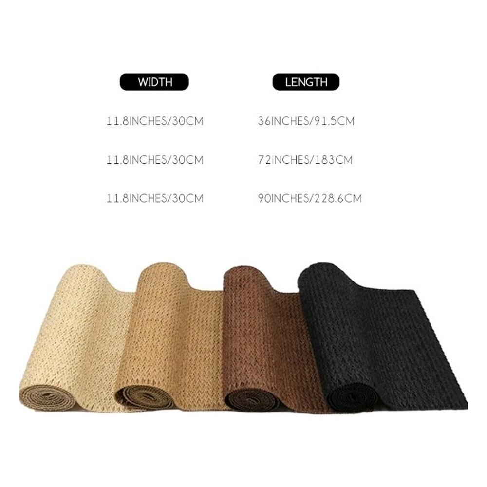 AHHFSMEI Natural Paper Braided Tablerunner 90 Inches Long for Dining Tables... - Picture 5 of 6
